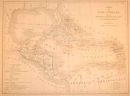 CARTE DES ISLES ANTILLES