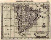 SOUTH AMERICA AMERICA MERIDIONALE