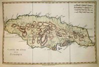 JAMAICA CARTE DE LISLE DE LA JAMAICQUE