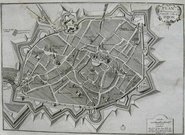 DIJON PLAN DE LANCIENNE ET NOUVELLE VILL...