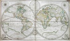 WORLD PLANISPHERE , OU CARTE GENERALE DU...