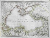 BLACK SEA CARTE DE LA MER NOIRE OU KARA ...
