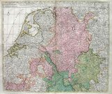RHINE TABULA GEOGRAPHICA QUA PARS SEPTEN...