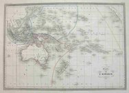 AUSTRALIA NEW ZEALAND CARTE DE LOCEANIE
