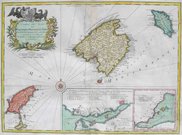 BALEARICS CARTE DES ISLES DE MAIORQUE,MI...