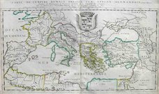 MEDITERRANEAN CARTE DE LEMPIRE ROMAIN