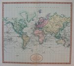 WORLD  A NEW CHART OF THE WORLD ON MERCA...