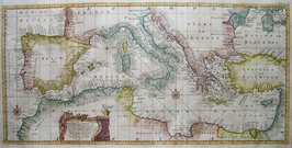 MEDITERRANEAN  AN ACCURATE CHART OF THE ...