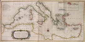 A CORRECT CHART OF THE MEDITERRANEAN SEA