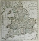 ENGLAND  AN ACCURATE MAP OF ENGLAND AND ...