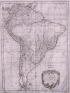 SOUTH AMERICA   CARTE DE LAMERIQUE MERID...