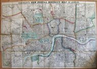 LONDON   CRUCHLEYS NEW POSTAL DISTRICTS ...