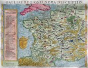 FRANCE  GALLIAE REGIONIS NOVA DESCRIPTIO