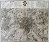 PARIS  CARTE TOPOGRAPHIQUE DES ENVIRONS ...