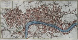 LONDON     PLAN VON LONDON UND WESTMINST...
