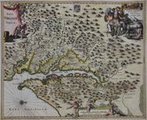 RARE MAP OF VIRGINIA NOVA VIRGINIAE TABU...