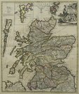 SCOTLAND  A NEW MAP OF SCOTLAND