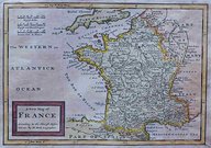 FRANCE   A NEW MAP OF FRANCE ACCORDING T...
