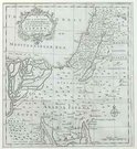 (HOLY LAND/SINAI)MAP OF THE JOURNEY IN T...