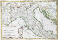 CARTE DE LITALIE SETENTRIONALE