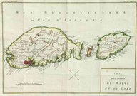 MALTA CARTE DES ISLES DE MALTE ET DU GOZ...