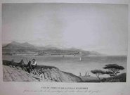 ANTIBES  ..VUE DU PORT ET DE LA VILLE D'ANTIBES