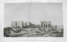 EGYPT PHILAE   ILE DE PHILAE   VUE DE L'EDIFICE DE L'EST ET DE PLUSIERS MONUMENS