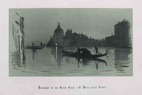 VENICE   MOONLIGHT ON THE GRAND CANAL  S.MARIA DELLA SALUTE
