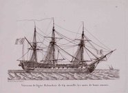 MARINE VAISSEAU DE LIGNE HOLLANDAIS..