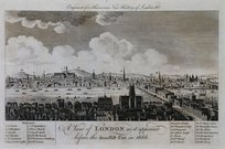 LONDON      A VIEW OF LONDON AS IT APPEARED BEFORE THE DREADFUL FIRE IN 1666