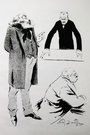 FRENCH POLITICAL CARICATURE  MM PELLETAN, LE GENERAL ANDRE ET  MONIN
