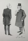 FRENCH POLITICAL CARICATURE  MM LASIES ET LE GENERAL ANDRE