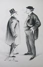 FRENCH POLITICAL CARICATURE   MM GUIYSSE ET DE LANESSAN