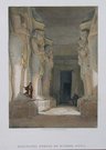 DAVID ROBERTS  EXCAVATED TEMPLE OF GYRSHE 