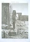 THEBES KARNAK VUE D'UN COLOSSE..