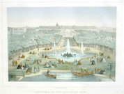 (VERSAILLES)PANORAMA DU CHATEAU ET DU PARC