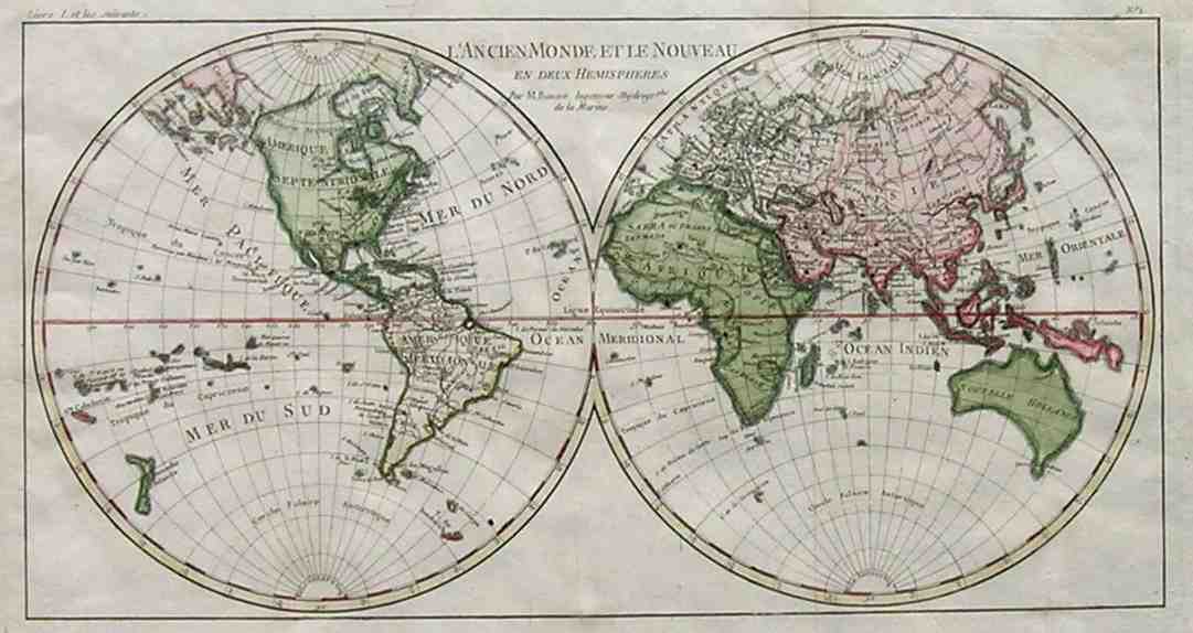 Antique Maps Of World From Michael Jennings