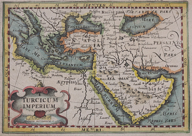 Old Map Of Middle East