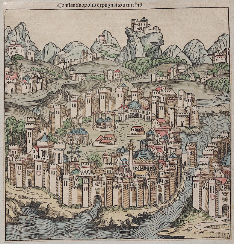 CONSTANTINOPLE SCHEDEL NUREMBERG CHRONICLE || Michael